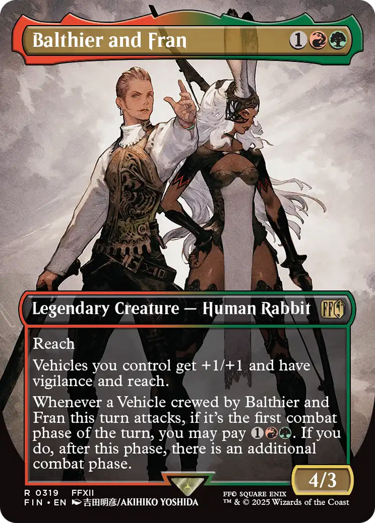 Balthier and Fran (0319) (Borderless) (FIN-319) - FINAL FANTASY (Borderless) Foil