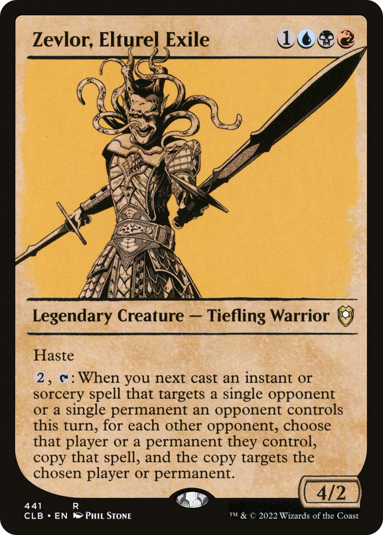 Zevlor, Elturel Exile (Showcase) (CLB-441) - Commander Legends: Battle for Baldur's Gate: (Showcase)