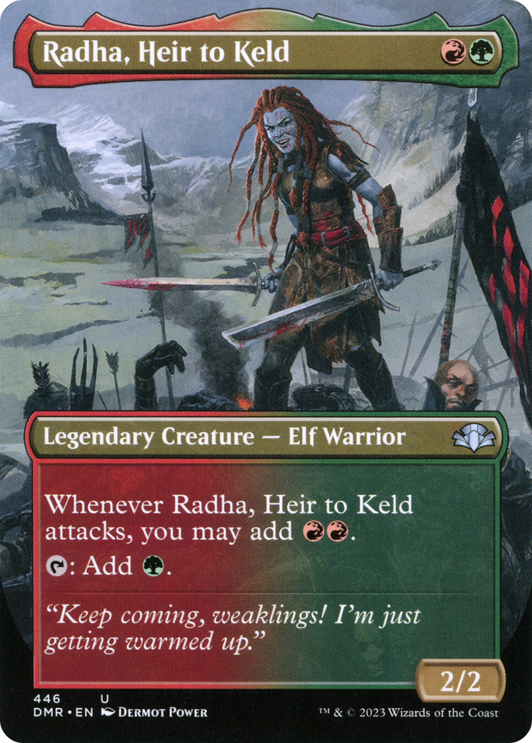 Radha, Heir to Keld (Borderless) (DMR-446) - Dominaria Remastered (Borderless)