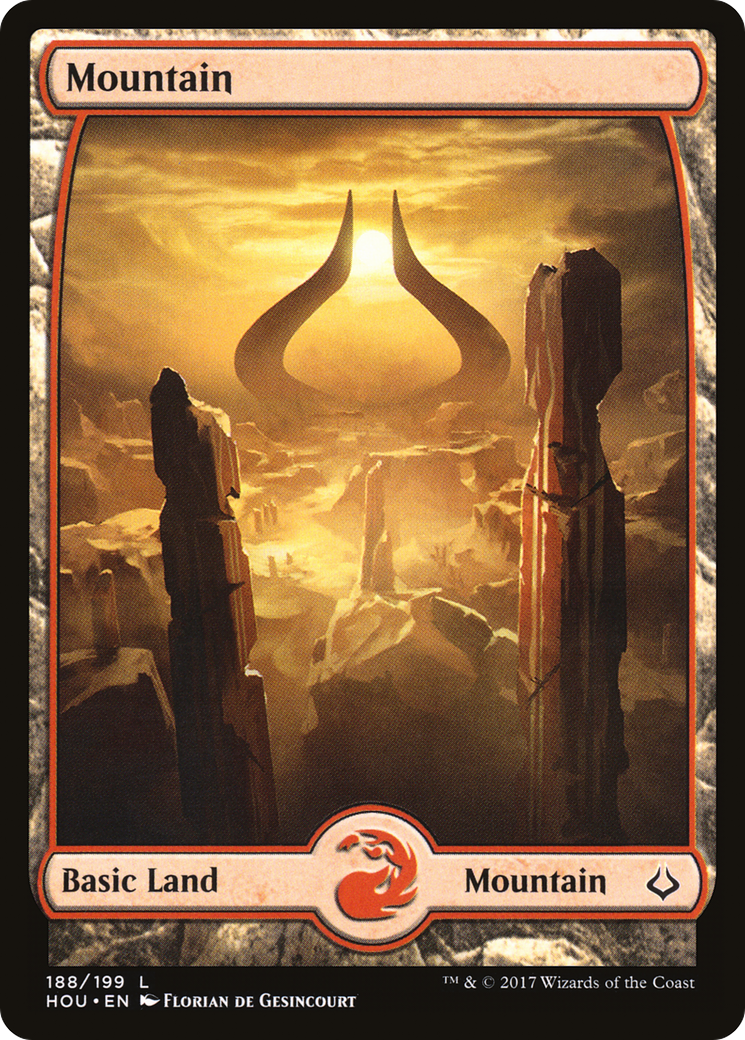Mountain (188) - Full Art (HOU-188) - Hour of Devastation