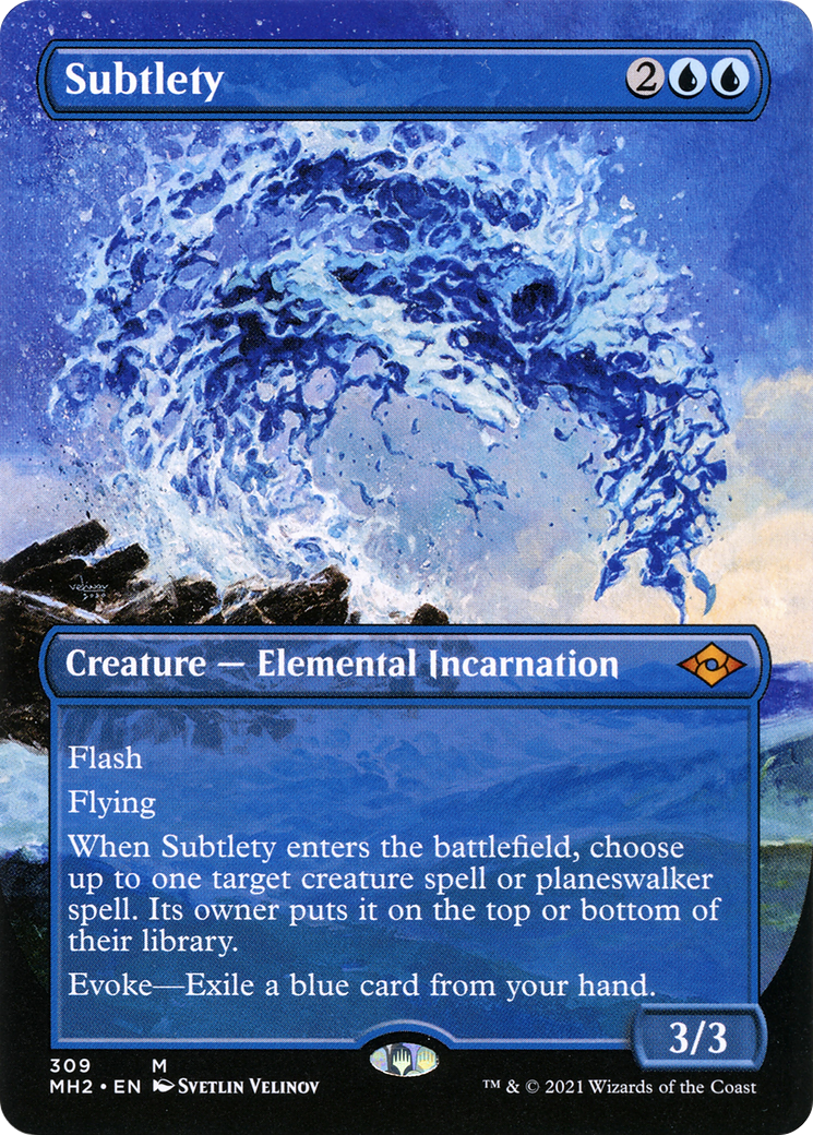 Subtlety (Borderless) (MH2-309) - Modern Horizons 2 (Borderless)
