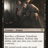 Ravenous Demon (DKA-071) - Dark Ascension: (Double Faced Transform) Foil