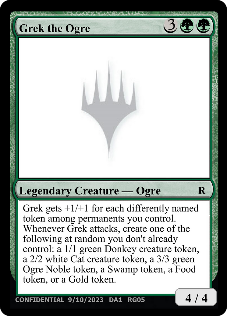 Grek the Ogre (UNK-RG05A) - Unknown Event