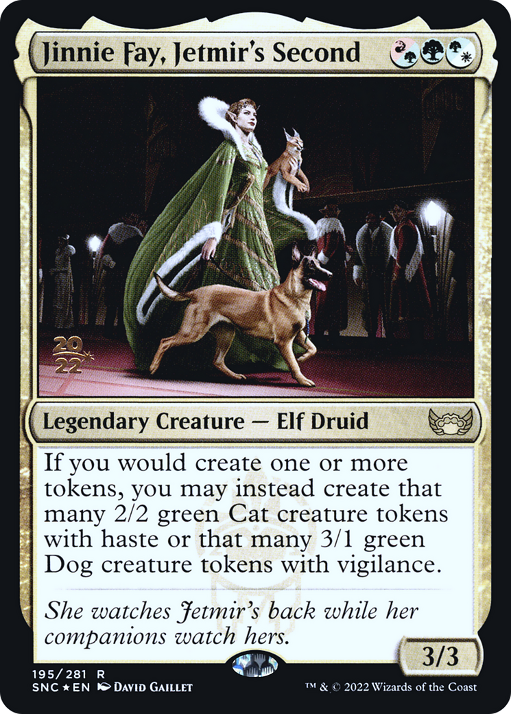 Jinnie Fay, Jetmir's Second (PRE-195) - Streets of New Capenna Promos Foil