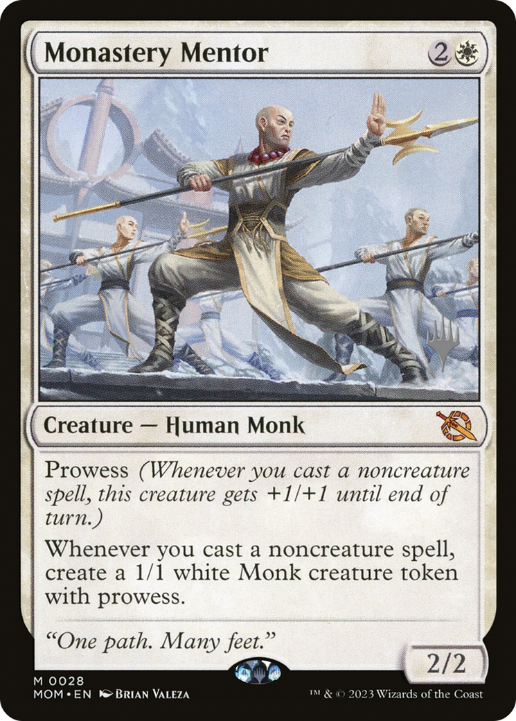 Monastery Mentor (PPMOM-028) - March of the Machine Promos