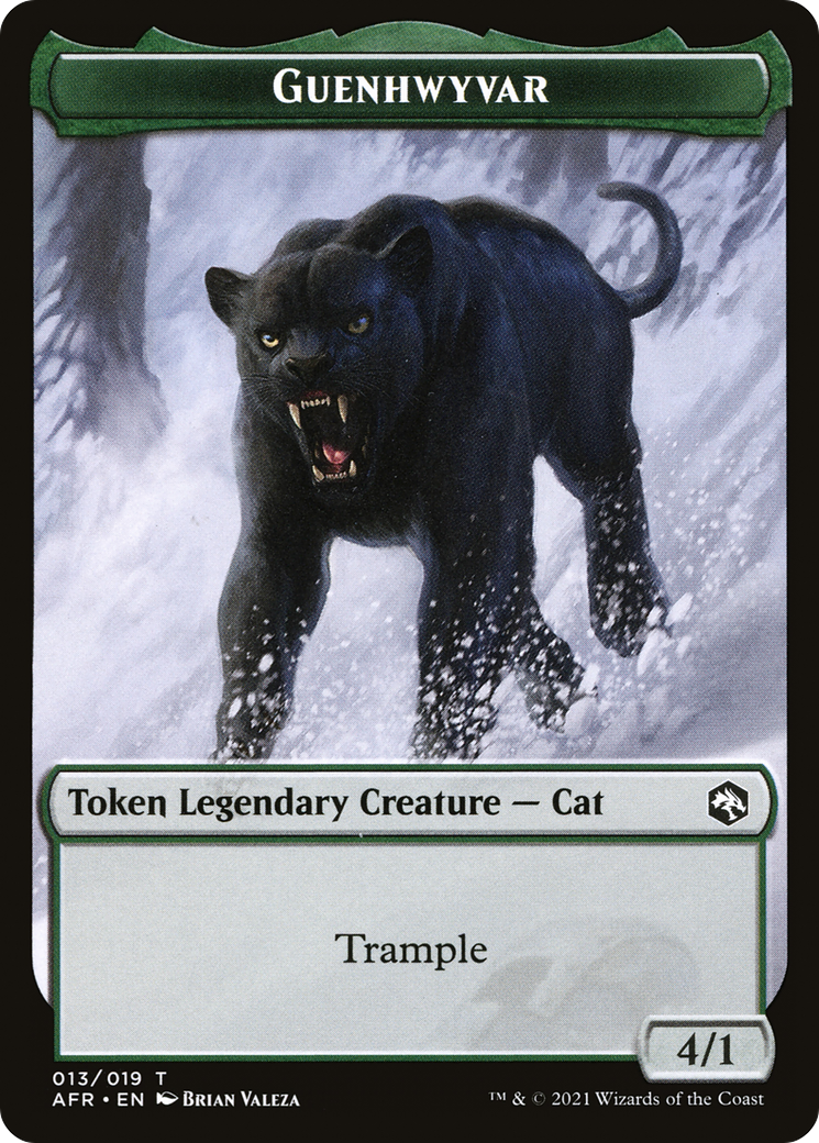 Guenhwyvar (TAFR-013) - Adventures in the Forgotten Realms Tokens Foil