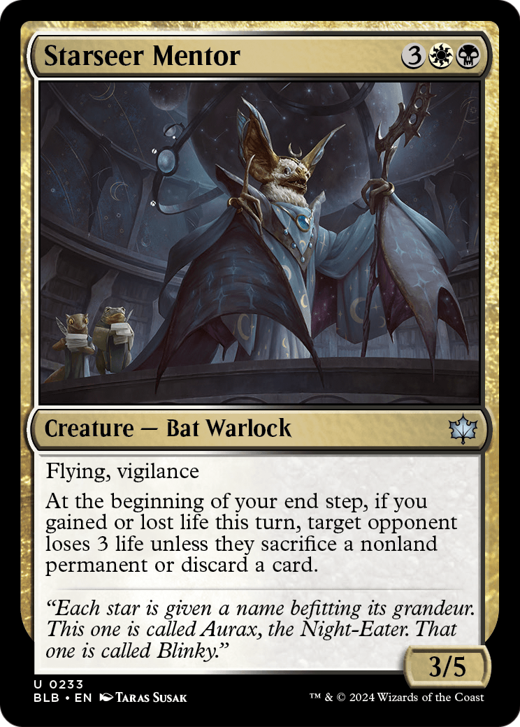 Starseer Mentor (BLB-233) - Bloomburrow