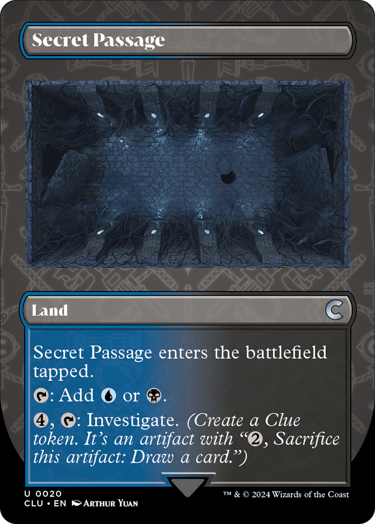 Secret Passage (Borderless) (CLU-020) - Ravnica: Clue Edition (Borderless)