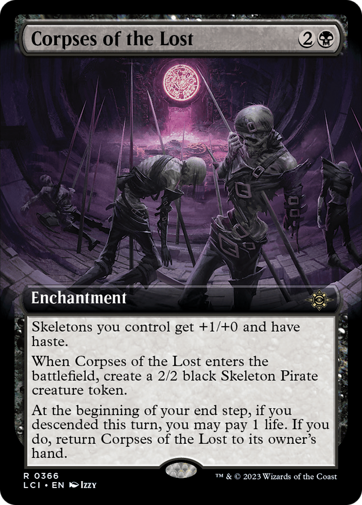 Corpses of the Lost (Extended Art) (LCI-366) - The Lost Caverns of Ixalan: (Extended Art) Foil