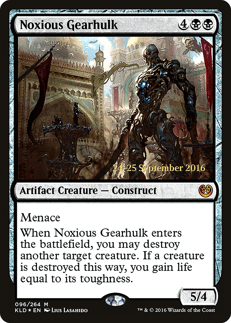 Noxious Gearhulk (PRE-096) - Kaladesh Promos Foil