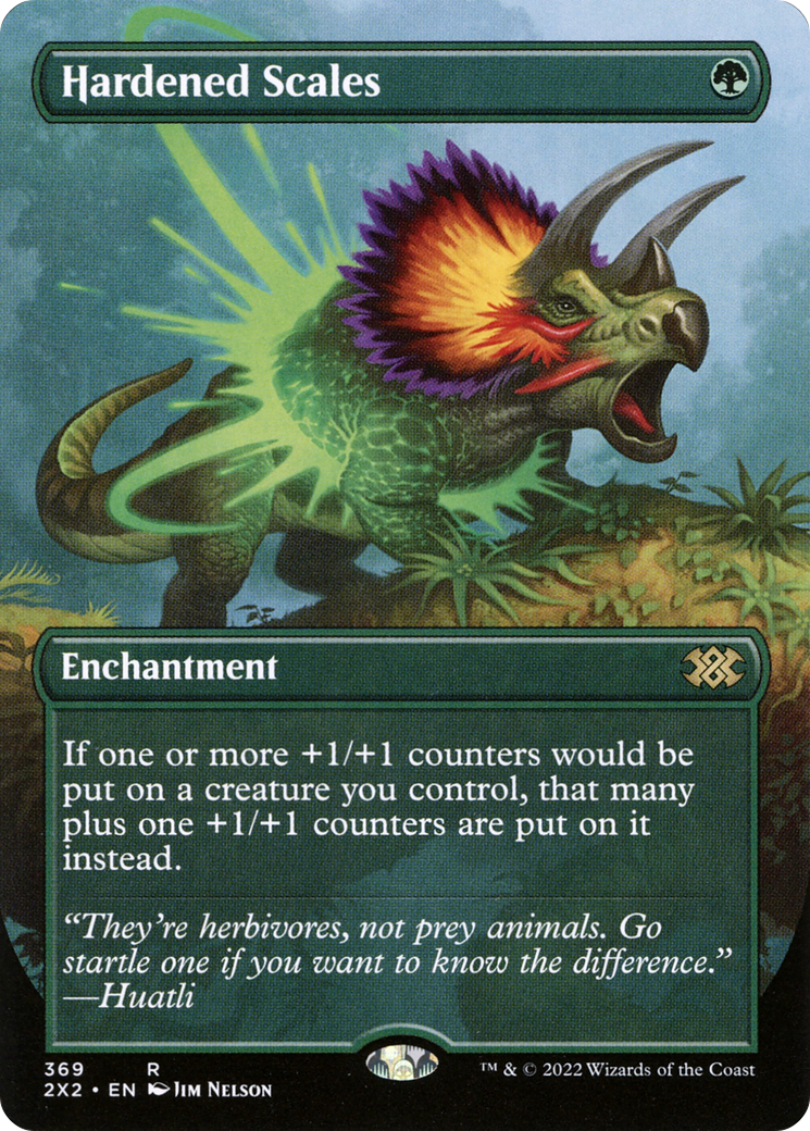 Hardened Scales (Borderless) (2X2-369) - Double Masters 2022 (Borderless)