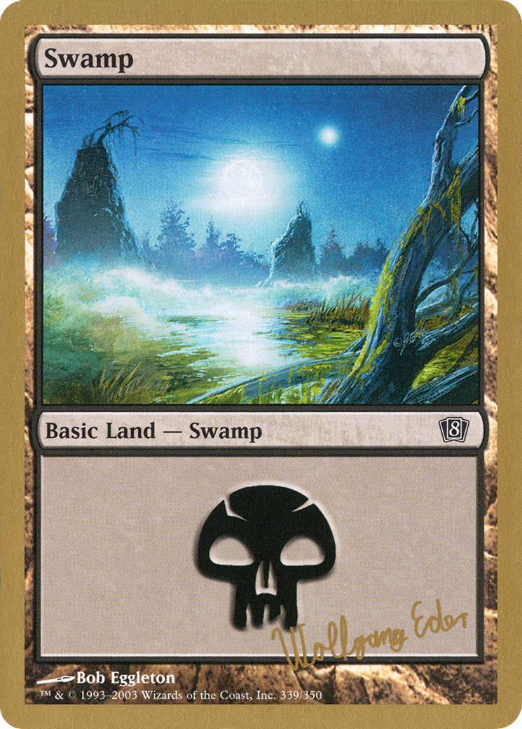 Swamp (339) - 2003 Wolfgang Eder (8ED) (WCD-) - World Championship Decks 2003