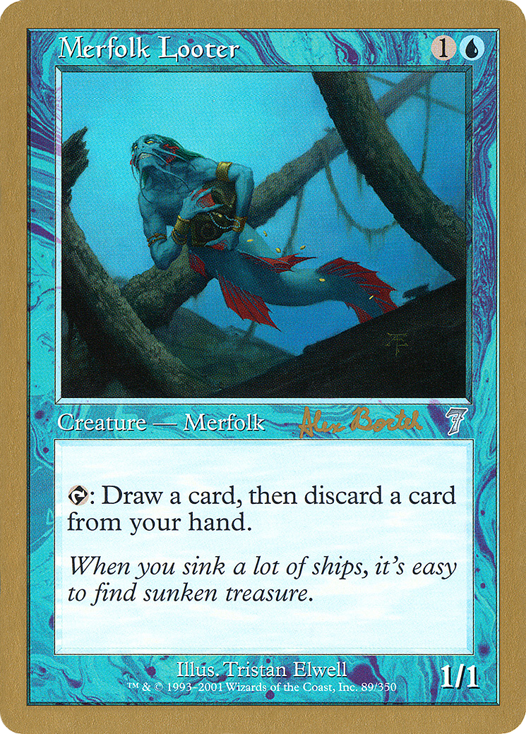 Merfolk Looter - 2001 Alex Borteh (7ED) (WCD-) - World Championship Decks 2001