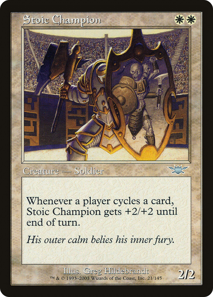 Stoic Champion (LGN-021) - Legions Foil