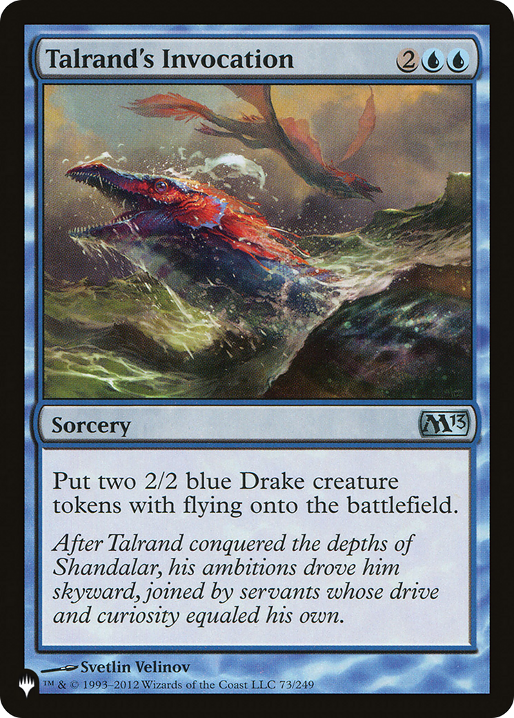 Talrand's Invocation (LIST-73/249) - The List