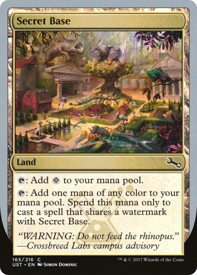 Secret Base (E) (UST-165E) - Unstable