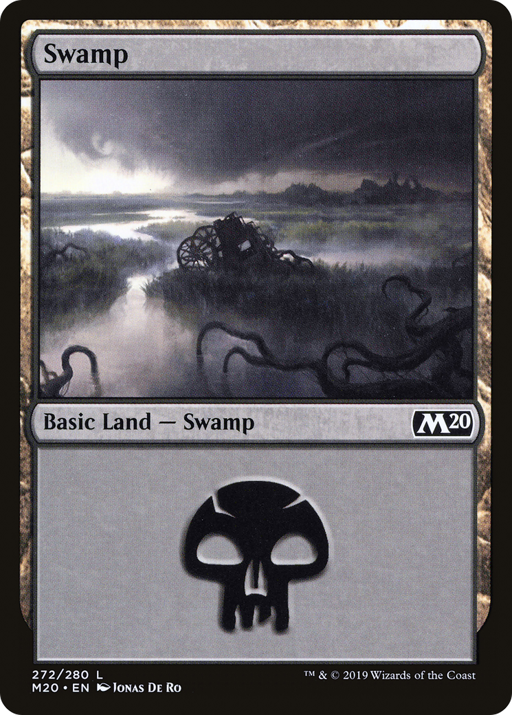 Swamp (272) (M20-272) - Core Set 2020 Foil