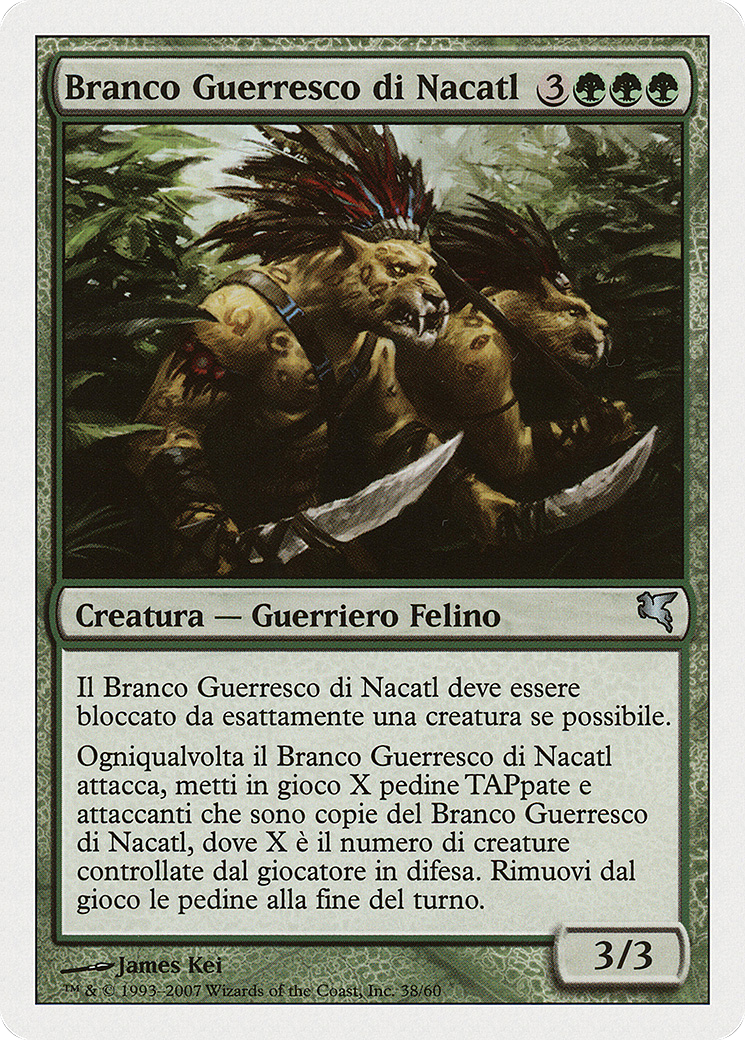 Nacatl War-Pride (Italian) - "Branco Guerresco di Nacatl" (PSAL-L38) - Salvat 2005