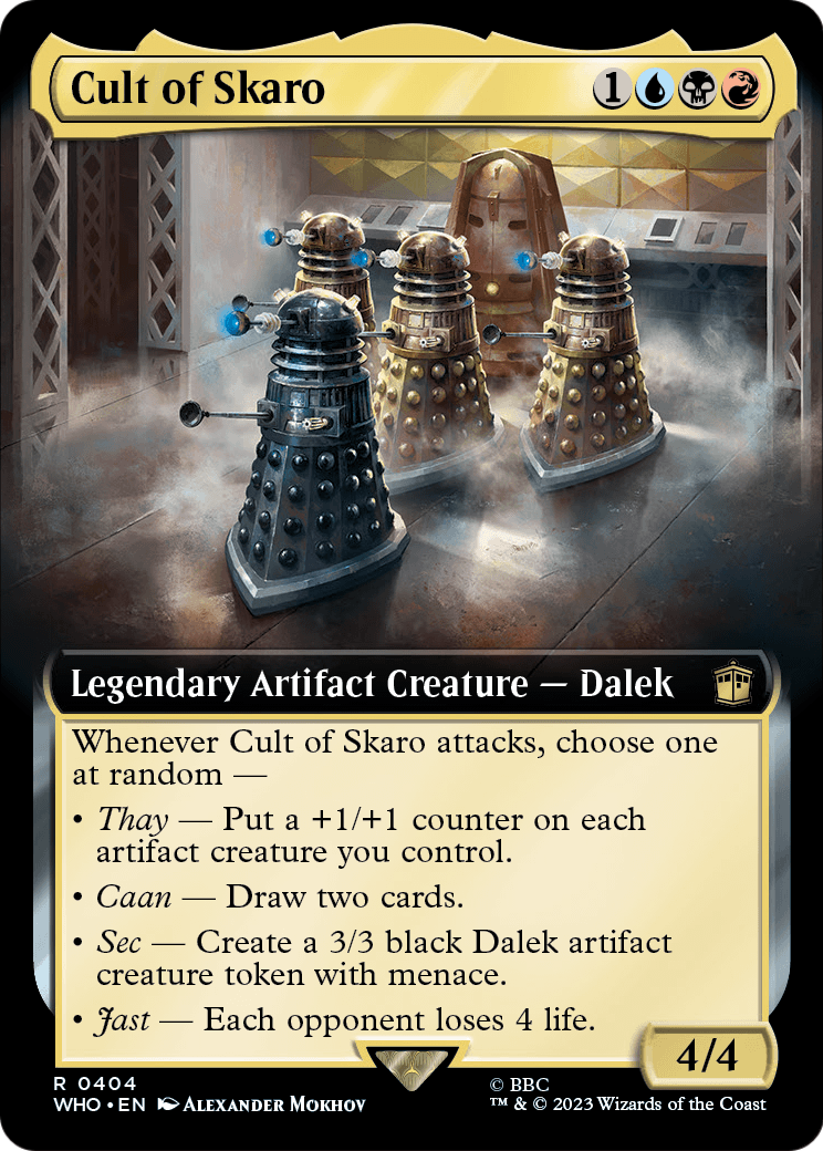 Cult of Skaro (Extended Art) (WHO-404) - Doctor Who: (Extended Art) Foil