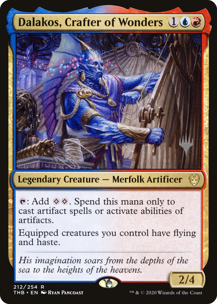 Dalakos, Crafter of Wonders (PPTHB-212P) - Theros Beyond Death Promos