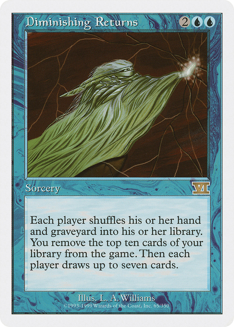 Diminishing Returns (6ED-065) - Classic Sixth Edition