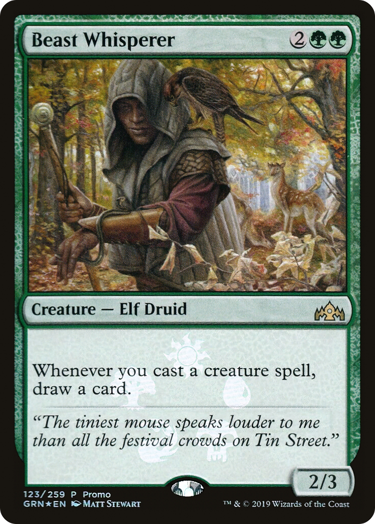 Beast Whisperer (MEDIA-123) - Guilds of Ravnica Promos Foil