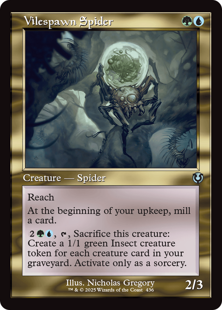 Vilespawn Spider (Retro Frame) (INR-436) - Innistrad Remastered