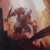 Mountain // Mountain (ABRO-052) - The Brothers' War Art Series (Borderless) Foil