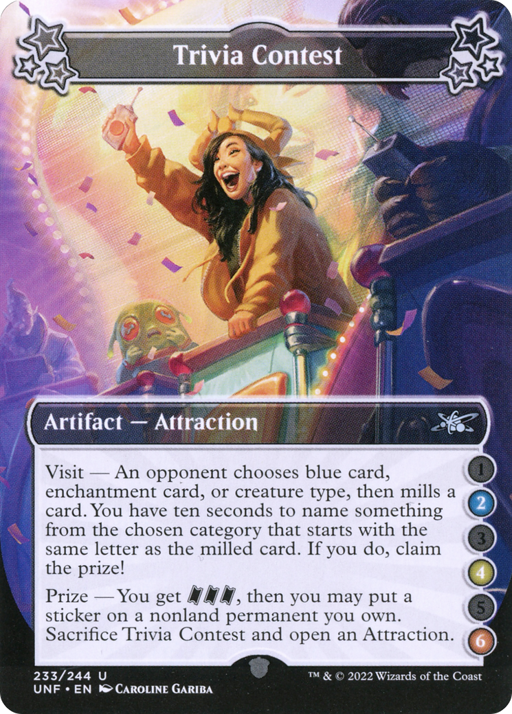 Trivia Contest (2-4-6) (UNF-233) - Unfinity Foil