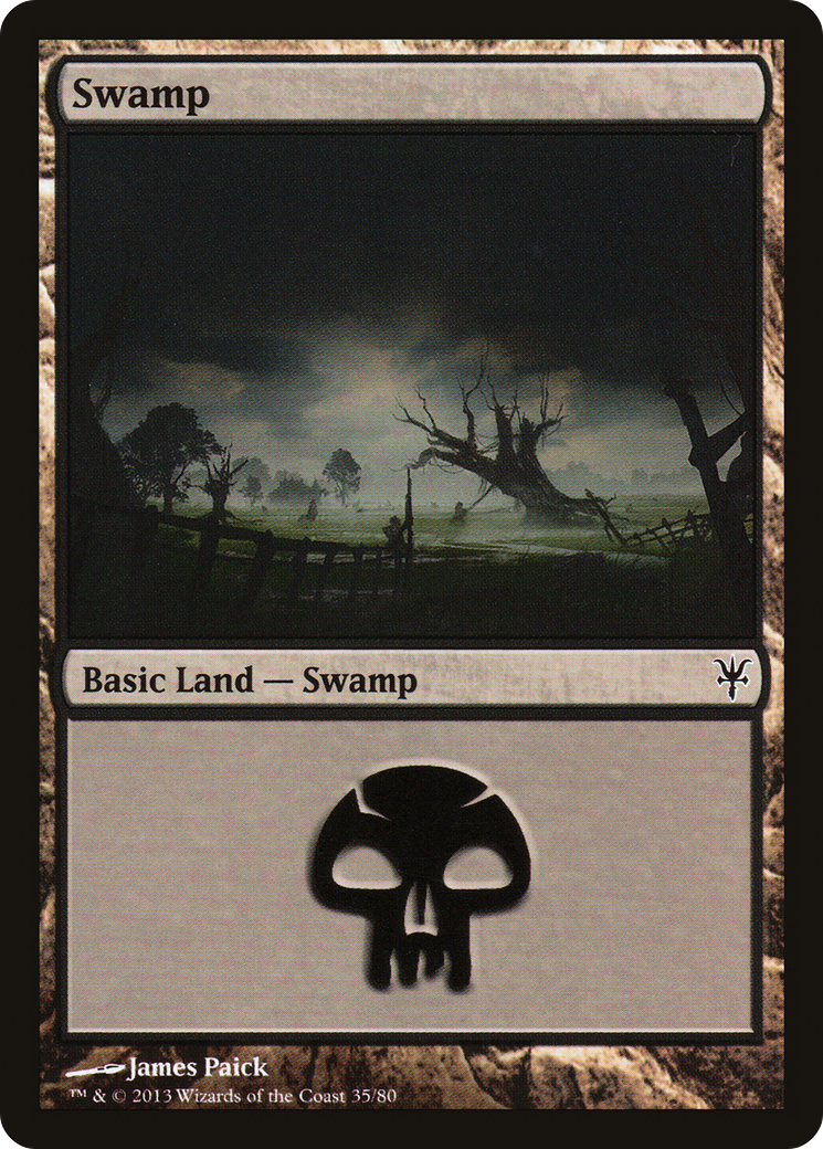 Swamp (35) (DDK-035) - Duel Decks: Sorin vs. Tibalt