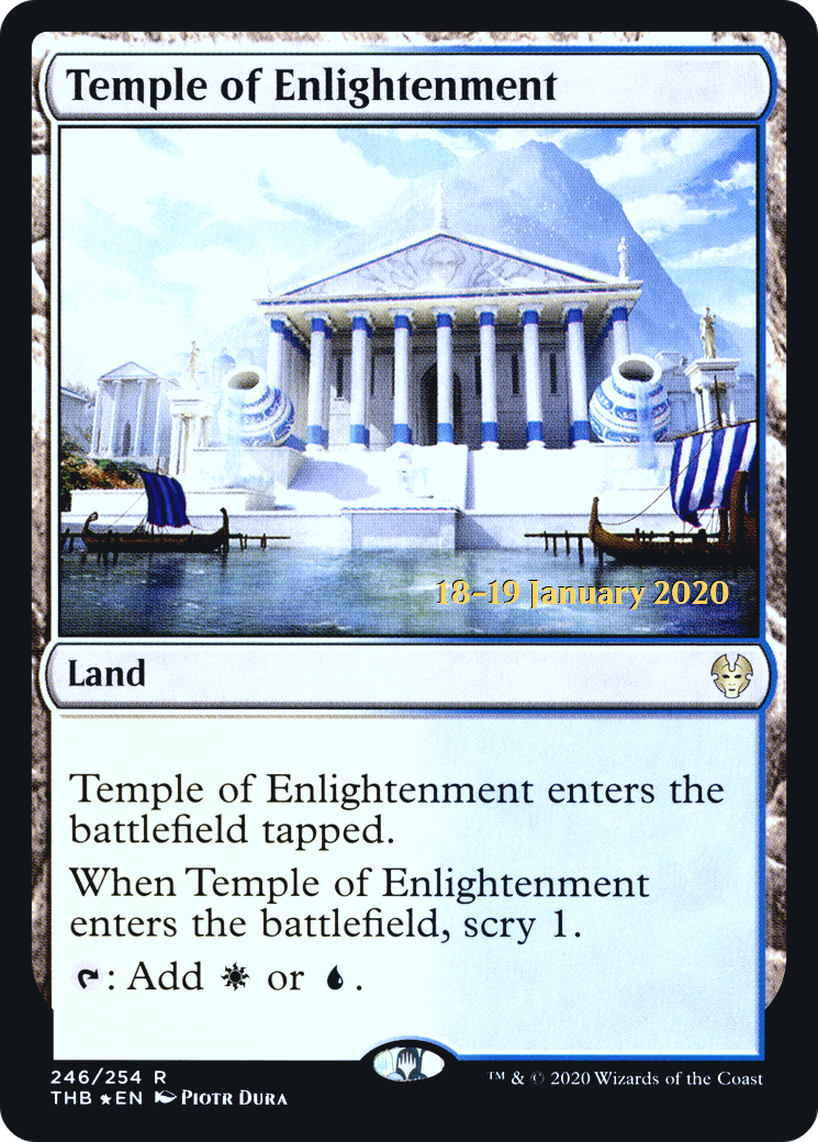 Temple of Enlightenment (PRE-246) - Theros Beyond Death Promos Foil