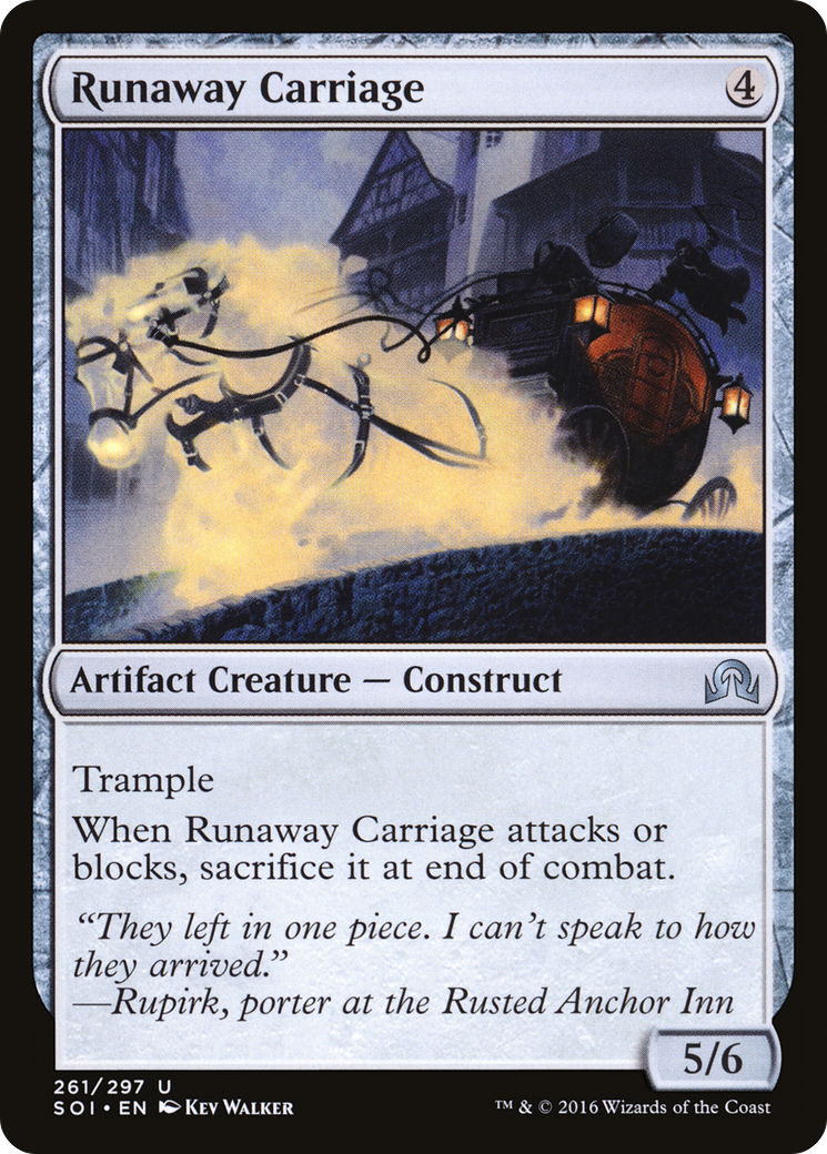 Runaway Carriage (SOI-261) - Shadows over Innistrad Foil