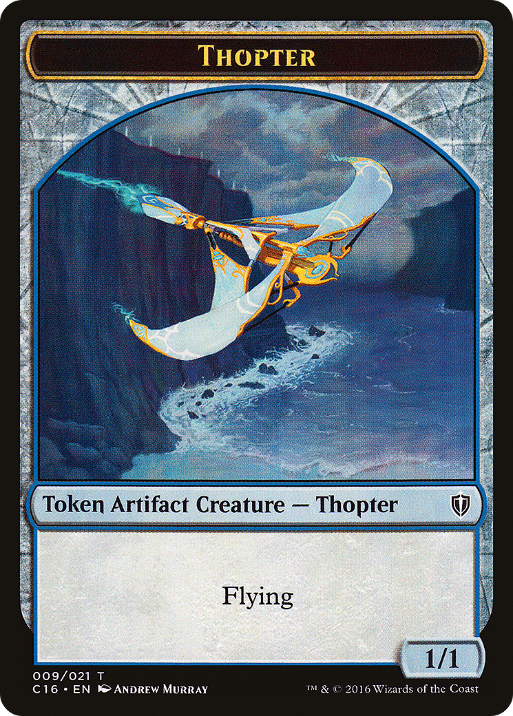 Thopter // Germ Double-Sided Token (C16-9 // 10) - Commander 2016 Tokens