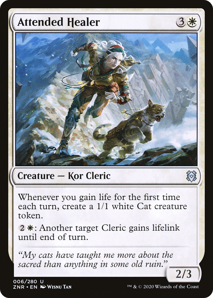 Attended Healer [Zendikar Rising]