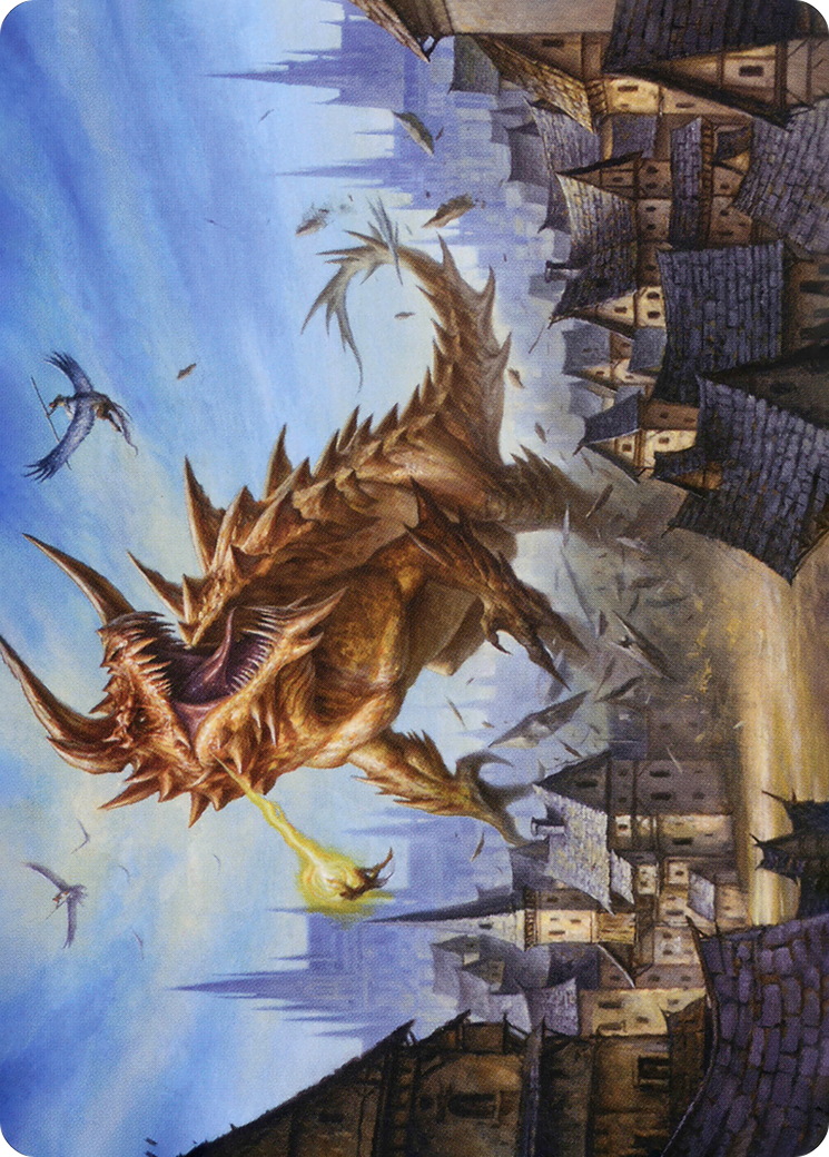 The Tarrasque // Tarrasque (AAFR-019) - Adventures in the Forgotten Realms Art Series (Borderless) Foil