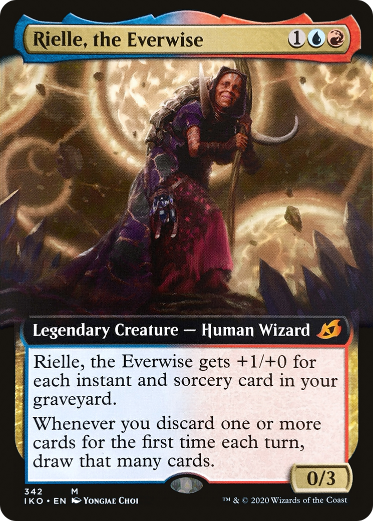 Rielle, the Everwise (Extended Art) (IKO-342) - Ikoria: Lair of Behemoths: (Extended Art) Foil