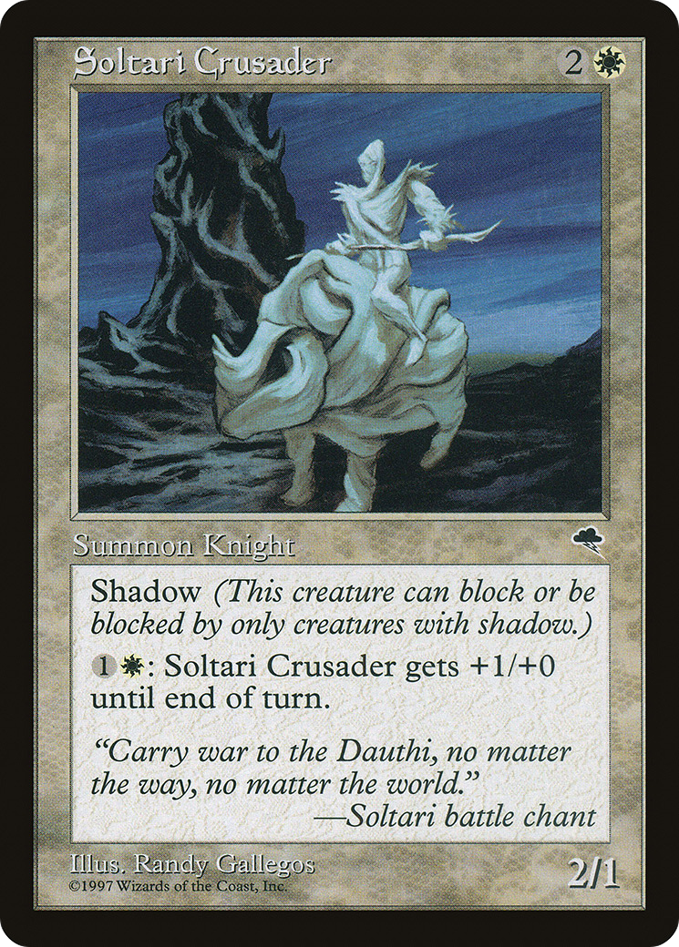 Soltari Crusader (TMP-041) - Tempest