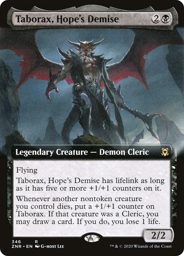 Taborax, Hope's Demise (Extended Art) (ZNR-346) - Zendikar Rising: (Extended Art) Foil