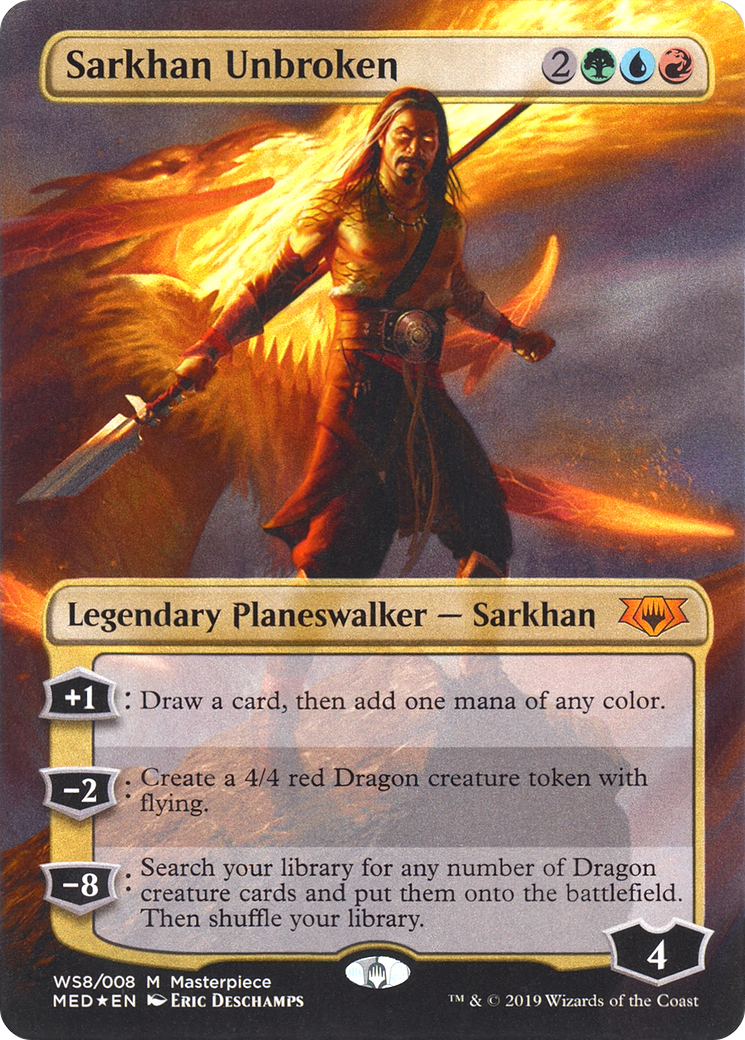 Sarkhan Unbroken (MED3-WS8) - Mythic Edition (Borderless) Foil