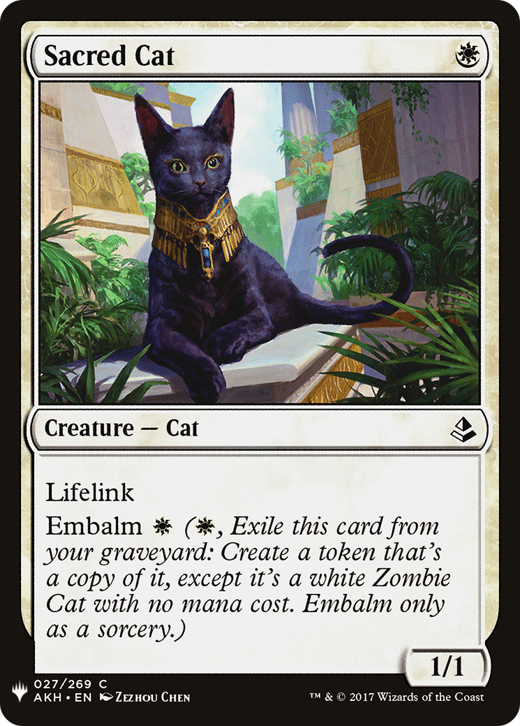 Sacred Cat (LIST-027) - The List