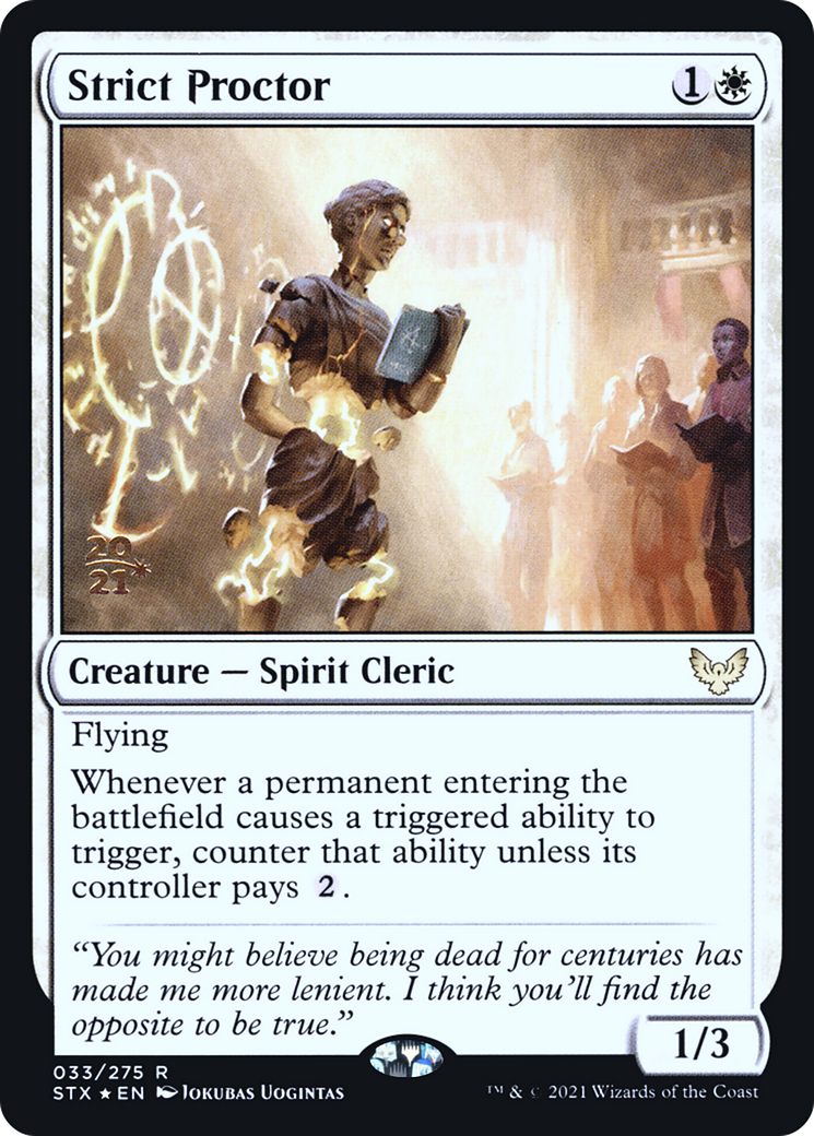 Strict Proctor (PRE-033) - Strixhaven: School of Mages Promos Foil