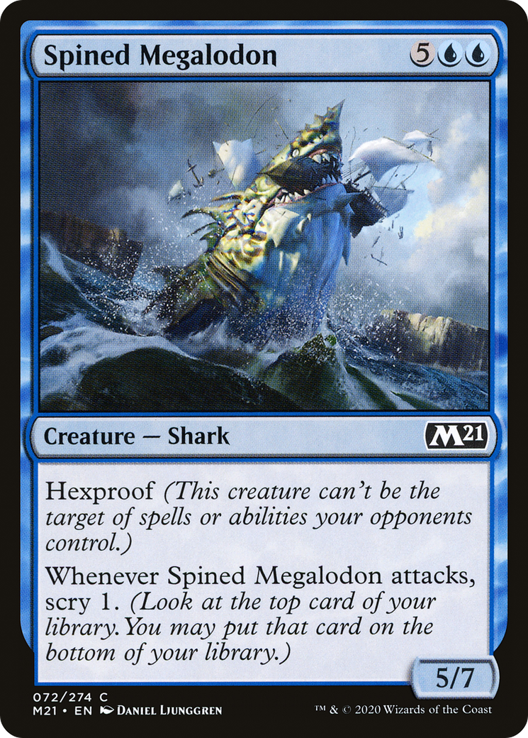 Spined Megalodon (M21-072) - Core Set 2021