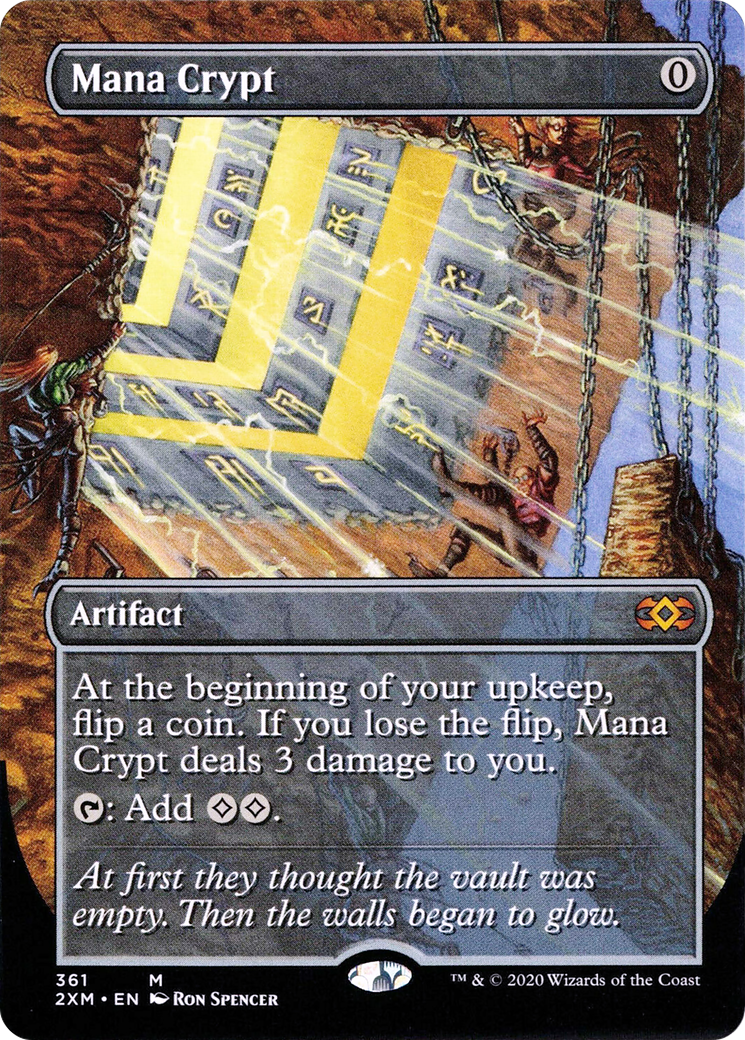 Mana Crypt (Borderless) (2XM-361) - Double Masters (Borderless)