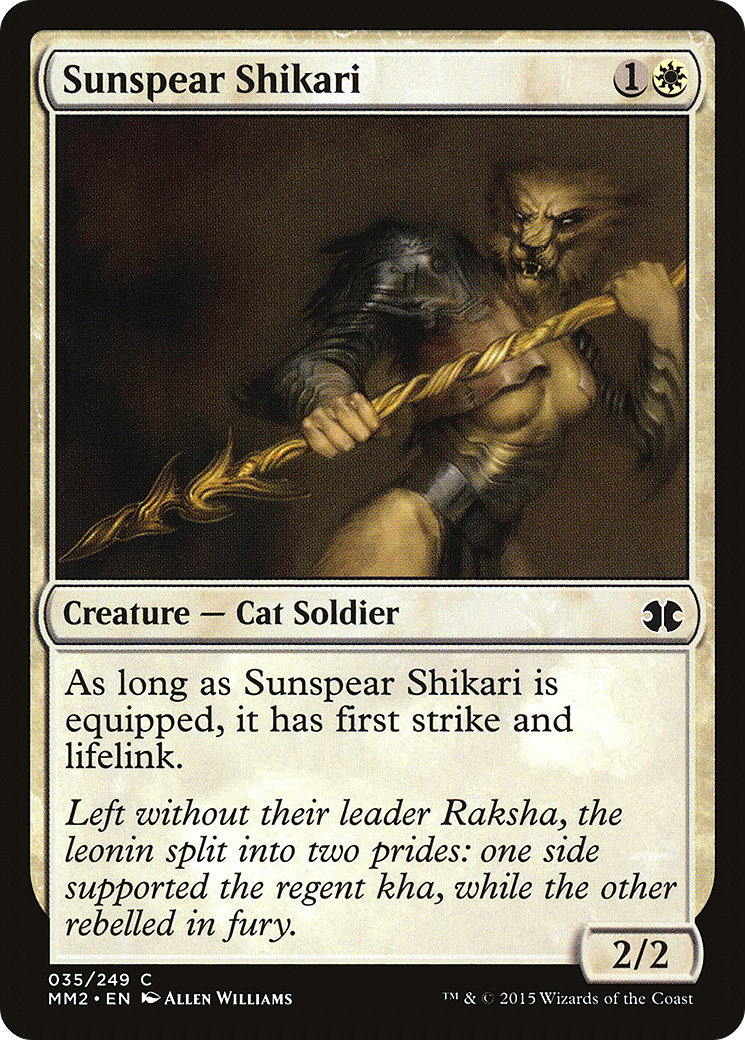 Sunspear Shikari (MM2-035) - Modern Masters 2015 Foil