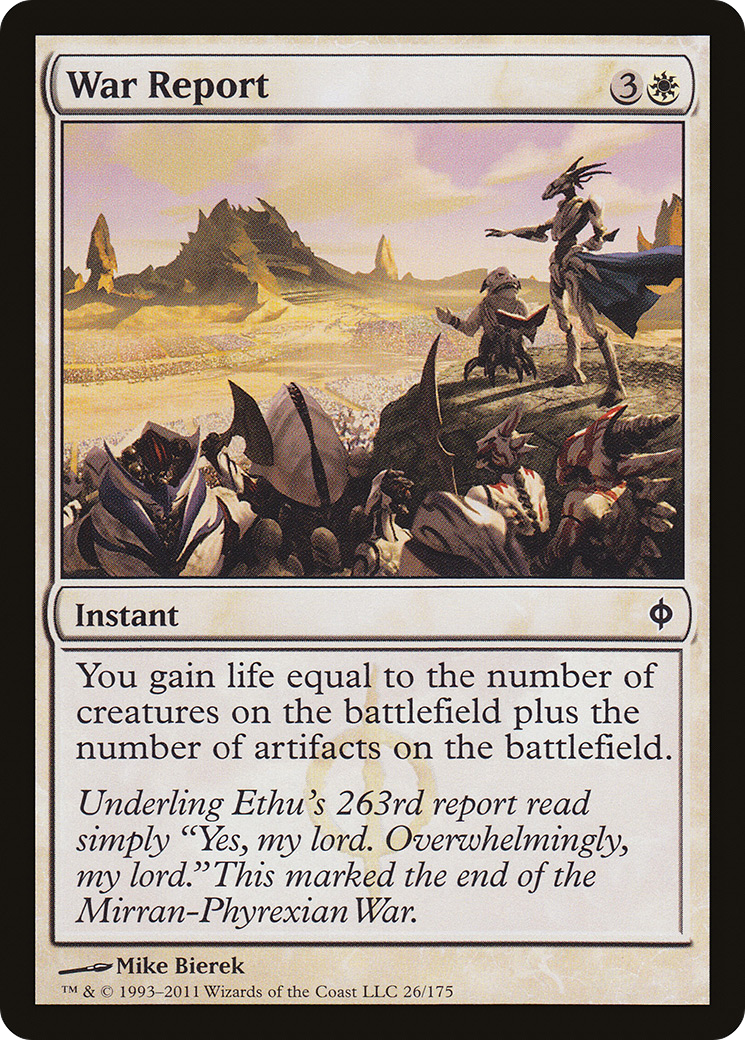 War Report (NPH-026) - New Phyrexia