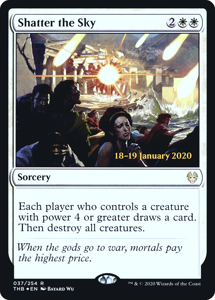 Shatter the Sky (PRE-037) - Theros Beyond Death Promos Foil