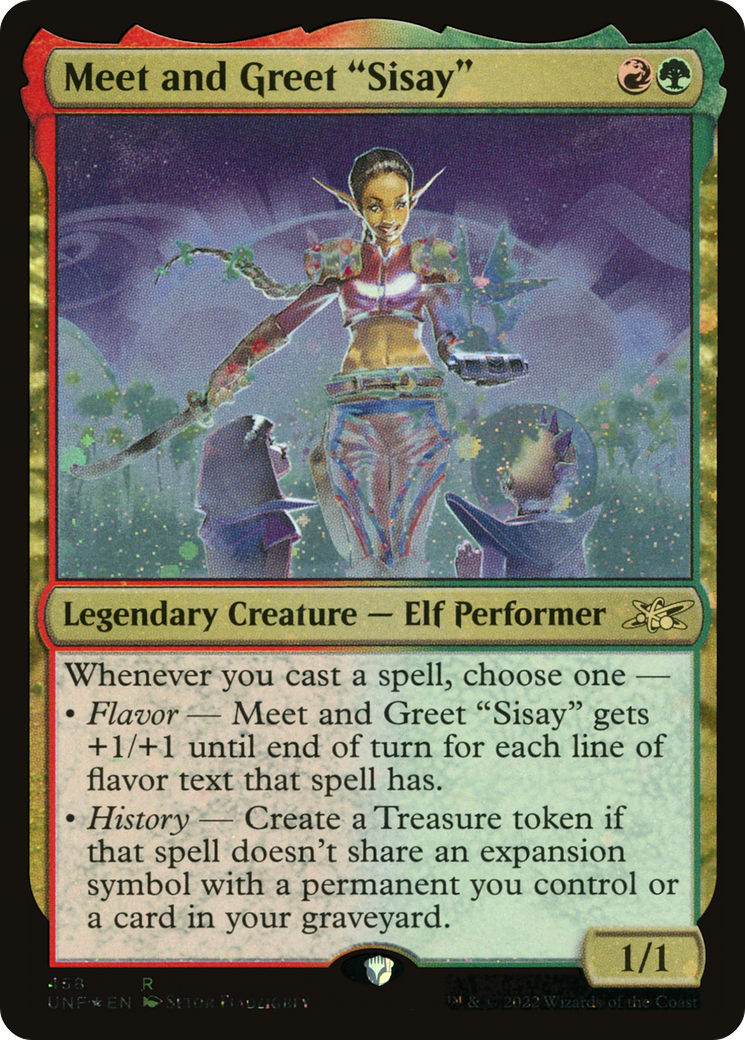 Meet and Greet "Sisay" (Galaxy Foil) (UNF-458) - Unfinity Foil