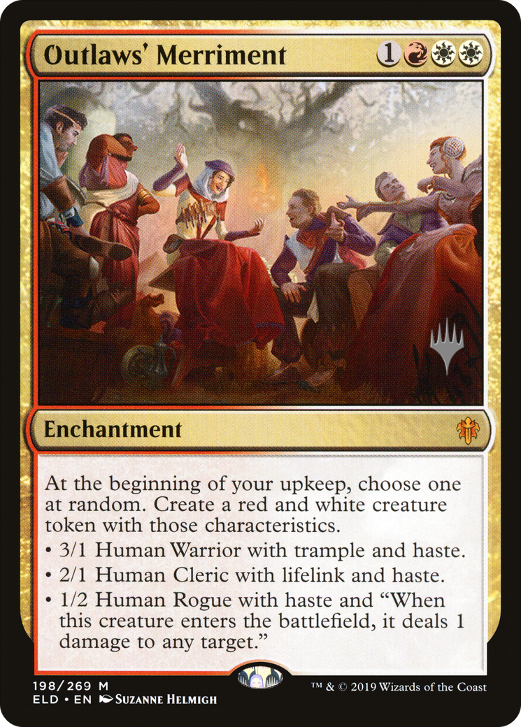 Outlaws' Merriment (PPELD-198) - Throne of Eldraine Promos Foil