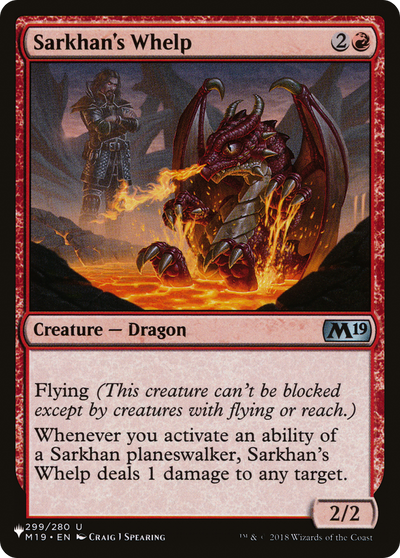 Sarkhan's Whelp (LIST-299/280) - The List