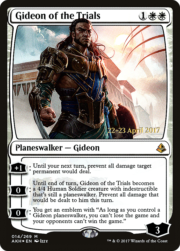 Gideon of the Trials (PRE-014) - Amonkhet Promos Foil